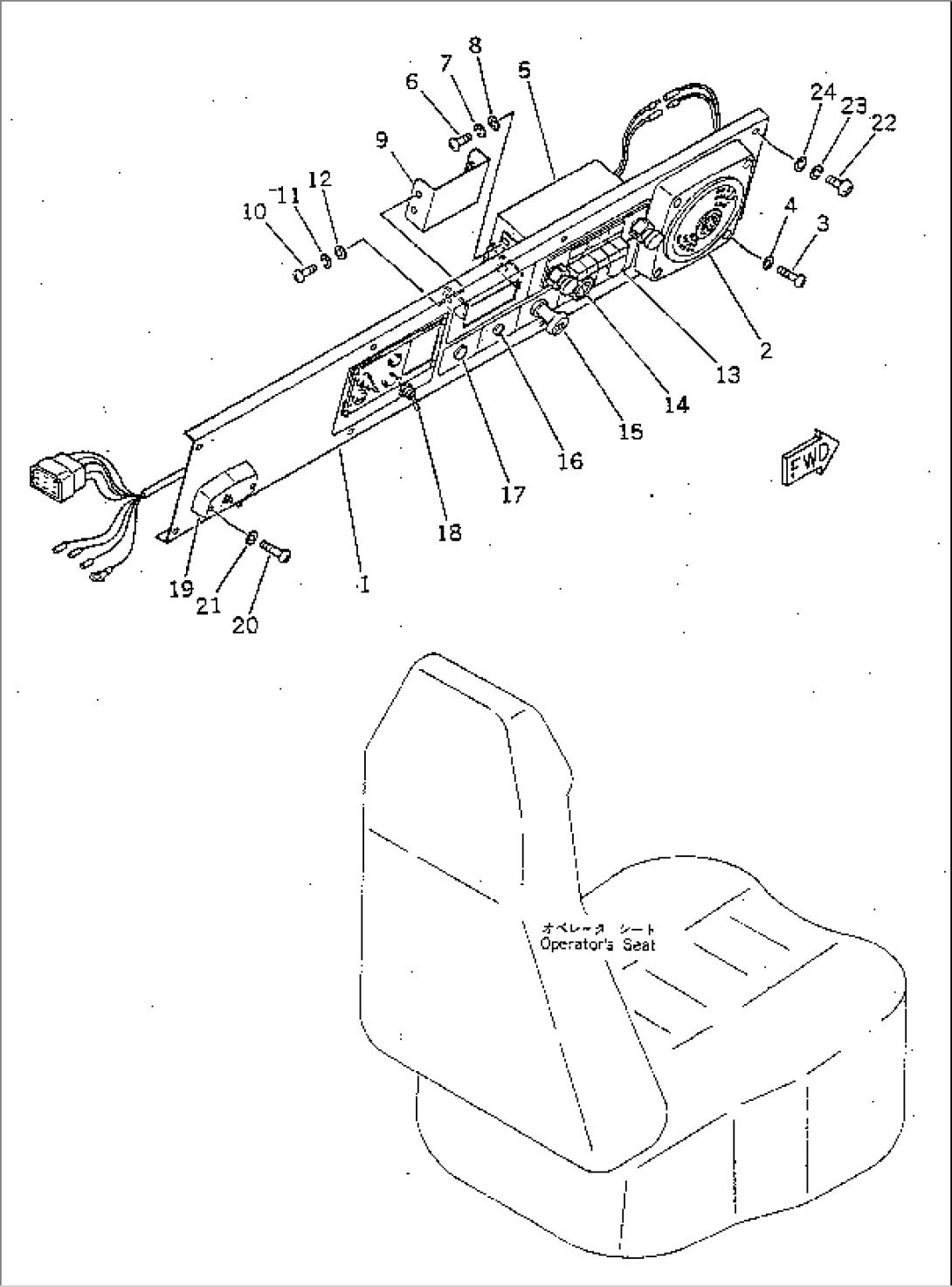 INSTRUMENT PANEL (L.H. UPPER)