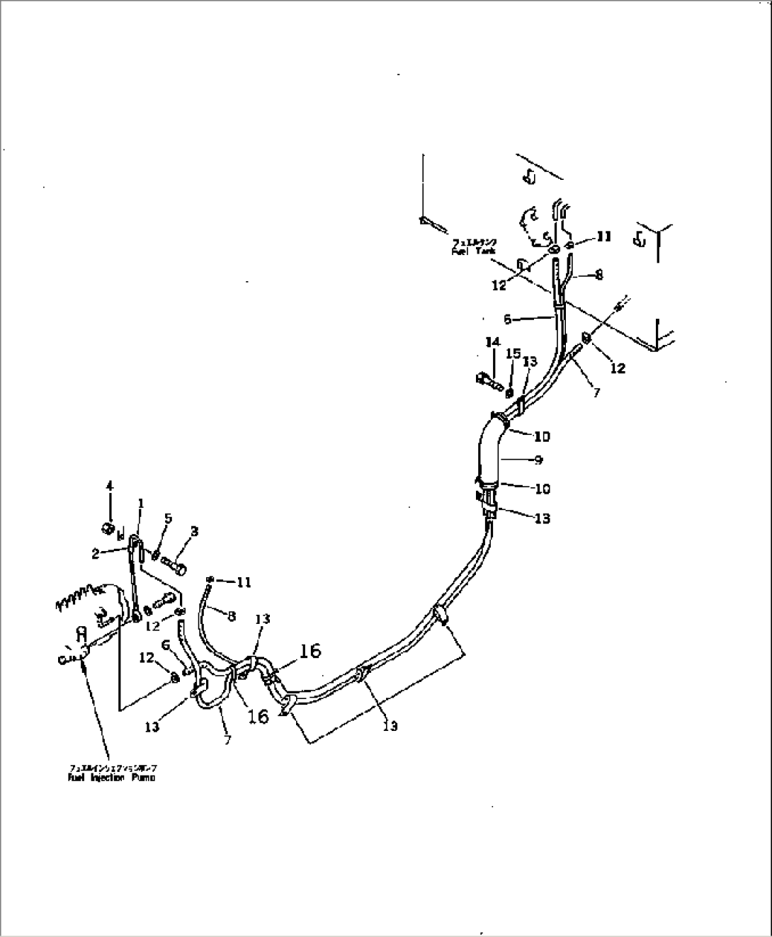 FUEL LINE (SLAG HANDLING)(#3001-)