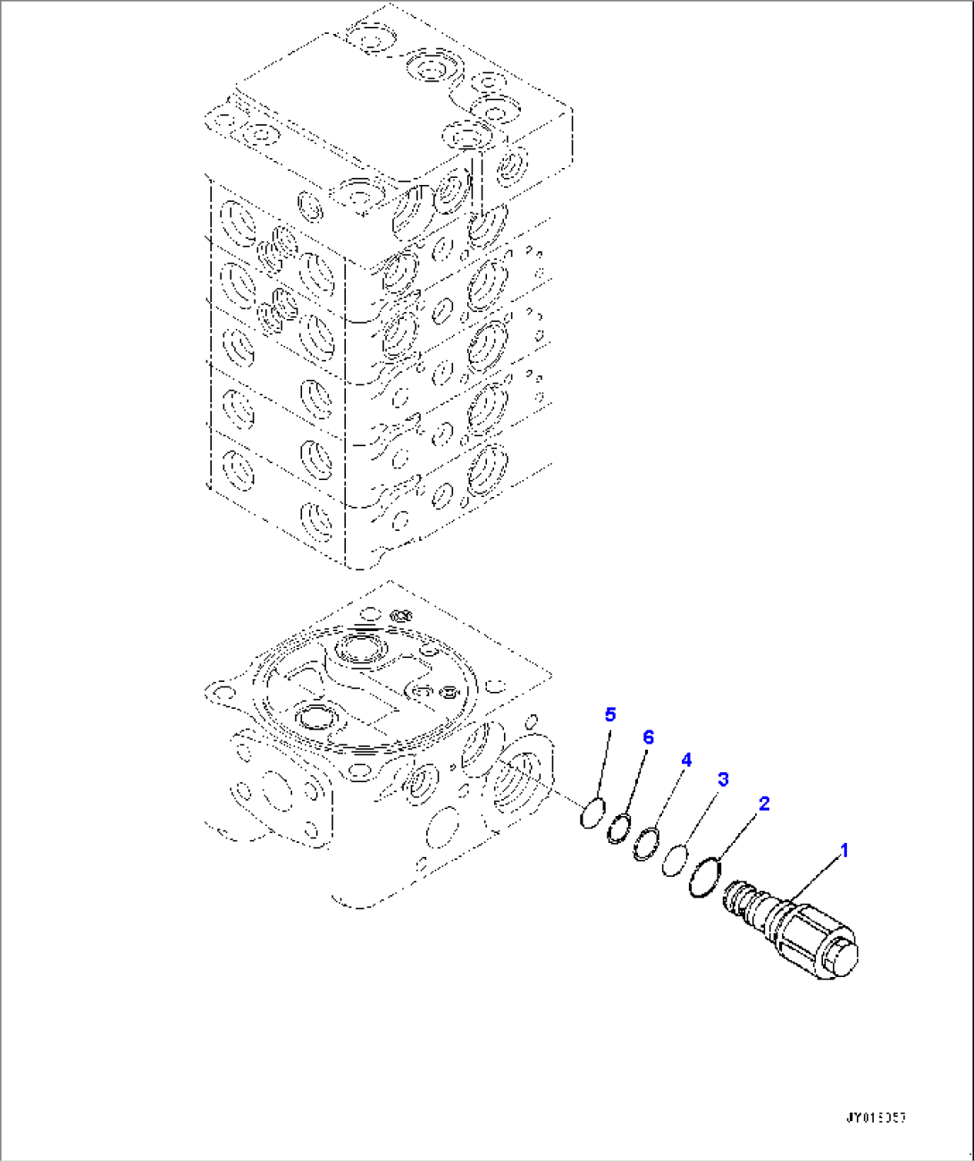 Control Valve, 5-Valve (12/12) (#B60001-)