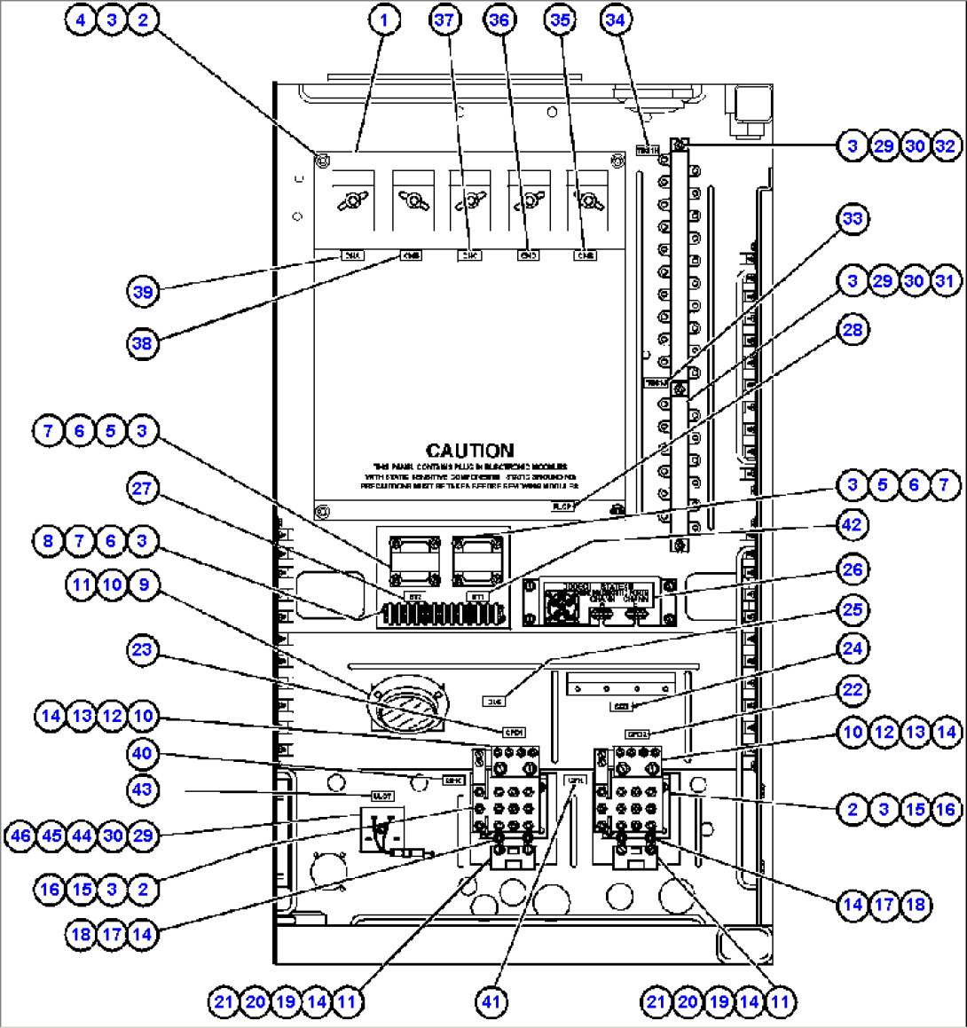 CONTROL CABINET (RIGHT DOOR)