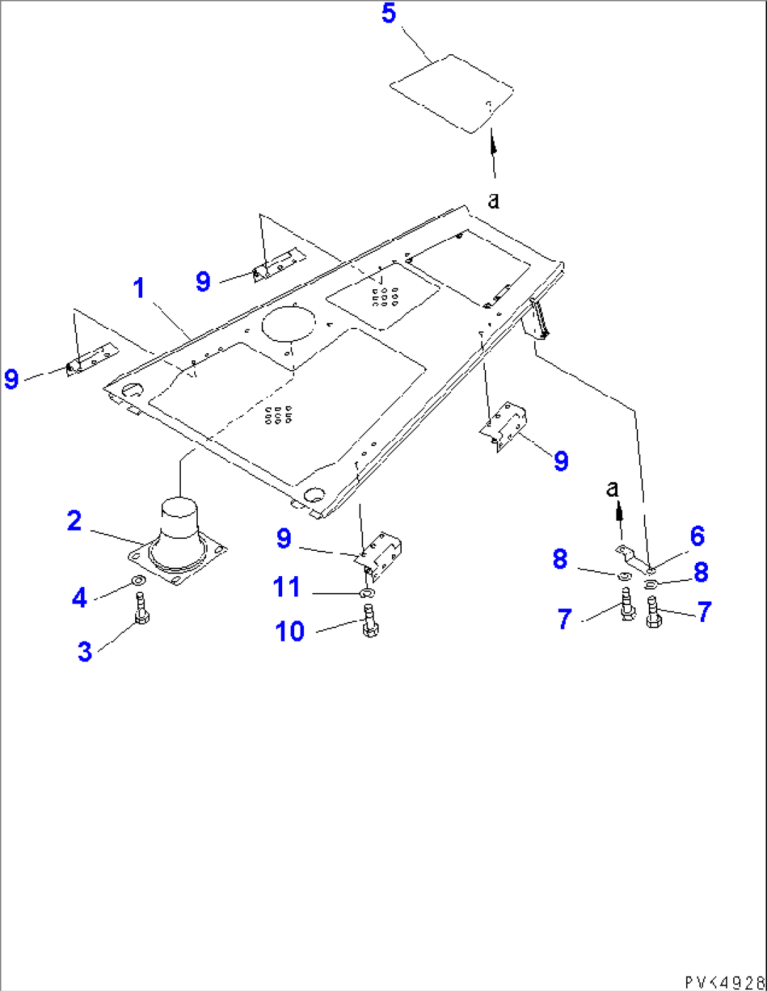 ENGINE HOOD (WITHOUT CAB)(#3034-4000)