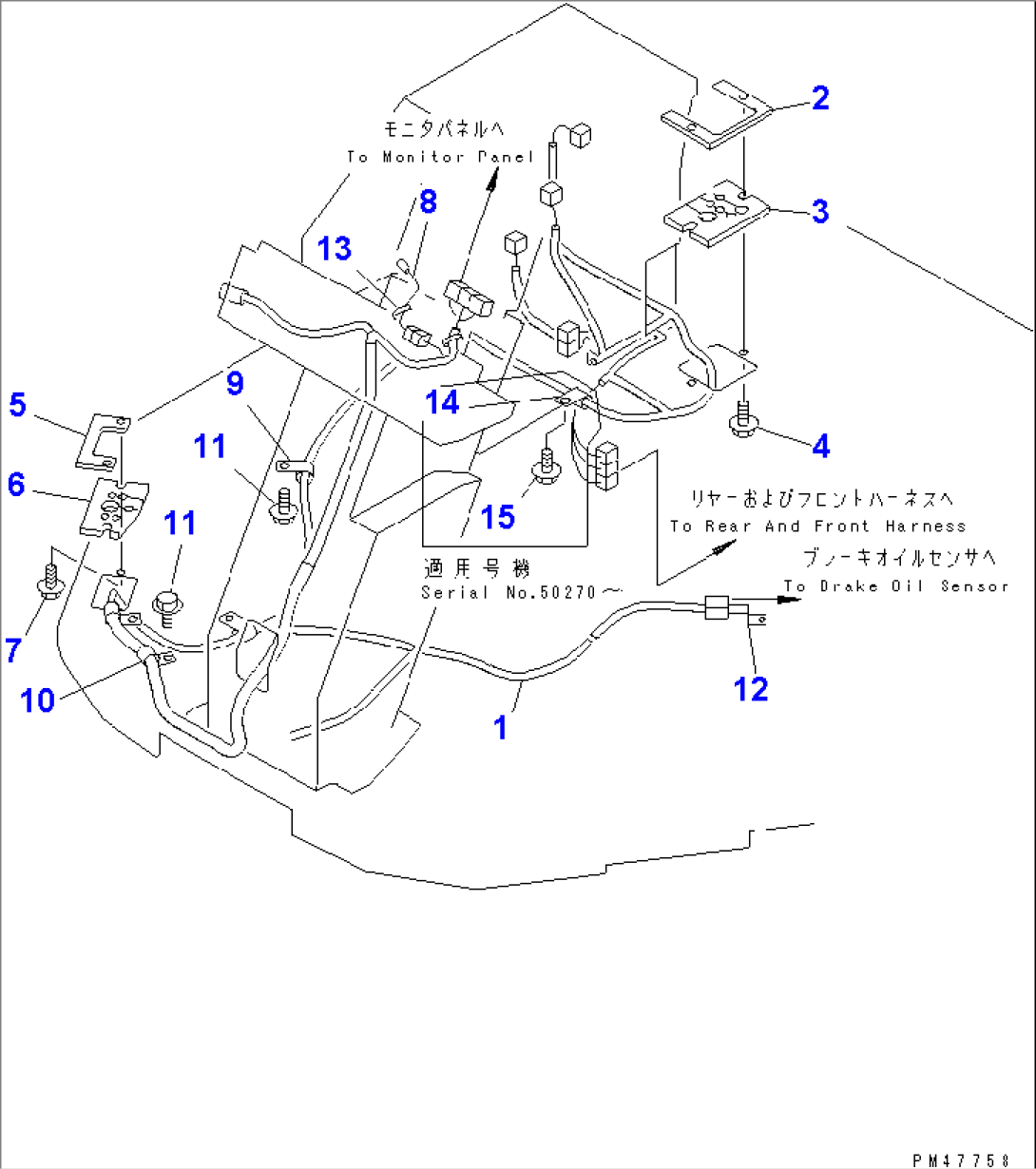ELECTRICAL SYSTEM (FLOOR LINE)(#50001-)