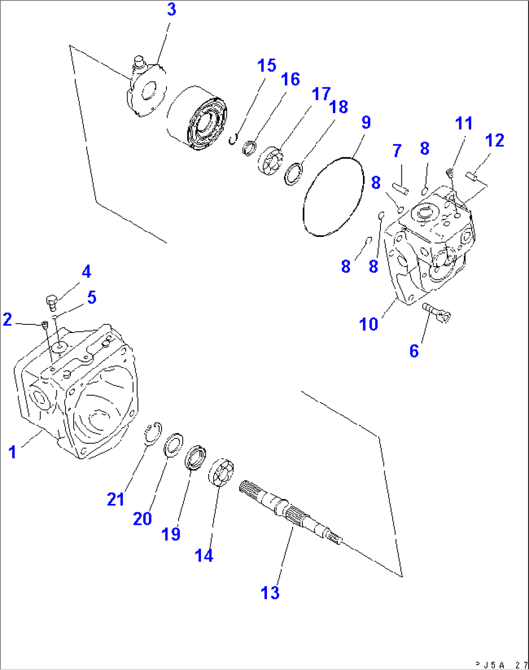 MAIN PUMP (1/6)(#30001-30698)