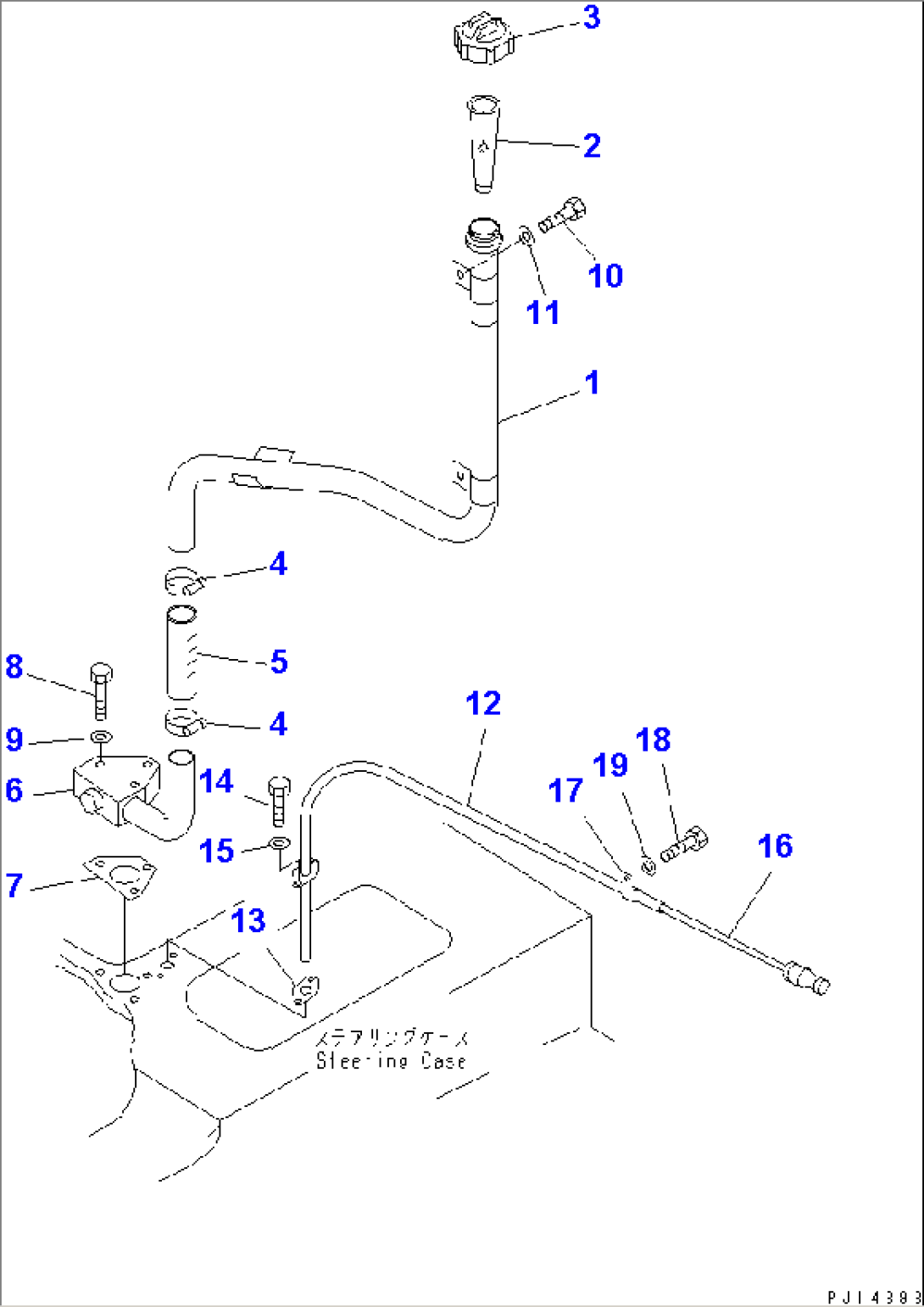 OIL FILLER AND LEVEL GAUGE