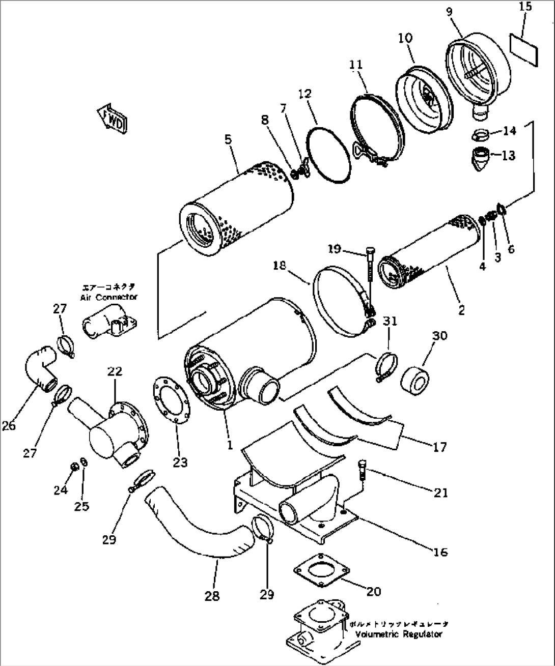 AIR CLEANER AND MOUNTING