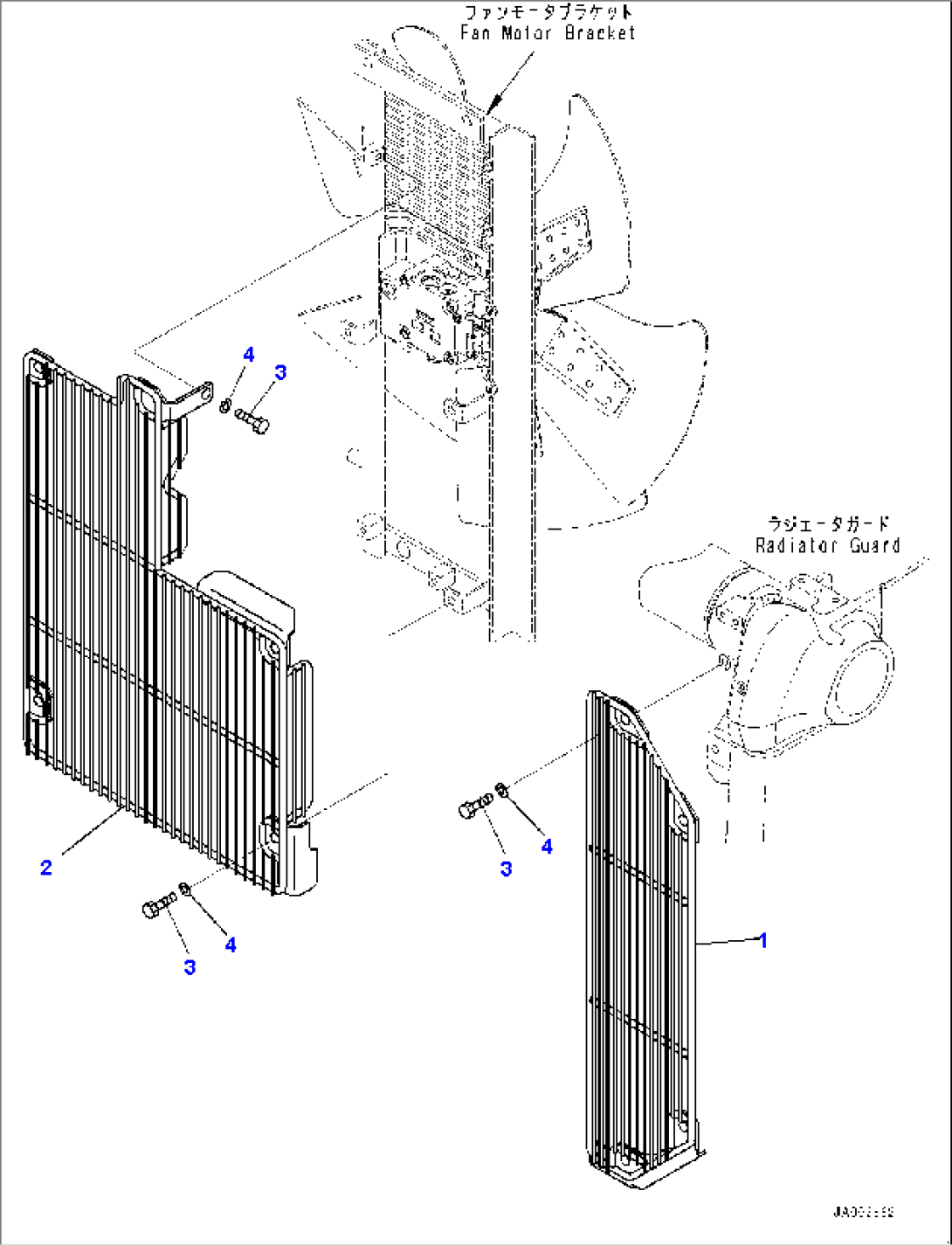 Radiator, Fan Net (#80001-80811)