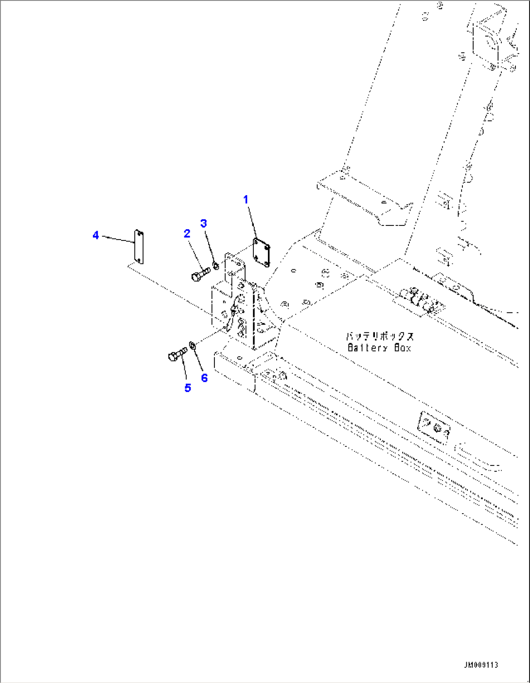 Cover For Less Starting Motor Disconnect Switch (#50001-)