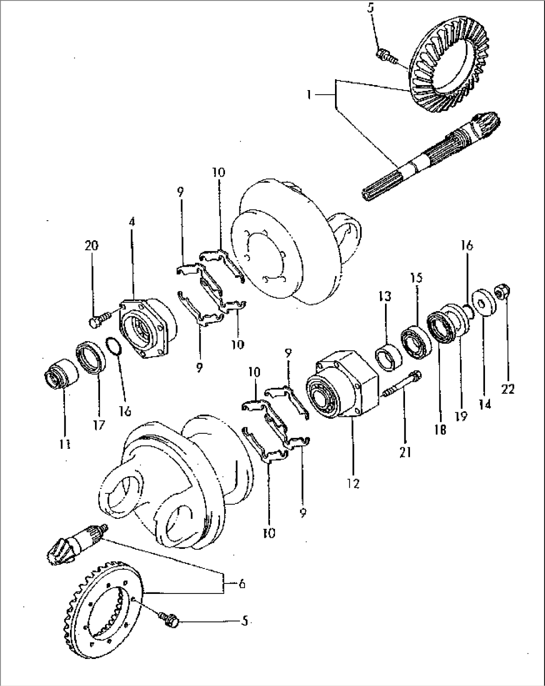 DEFFERENTIAL (SPIRAL BEVEL GEAR)