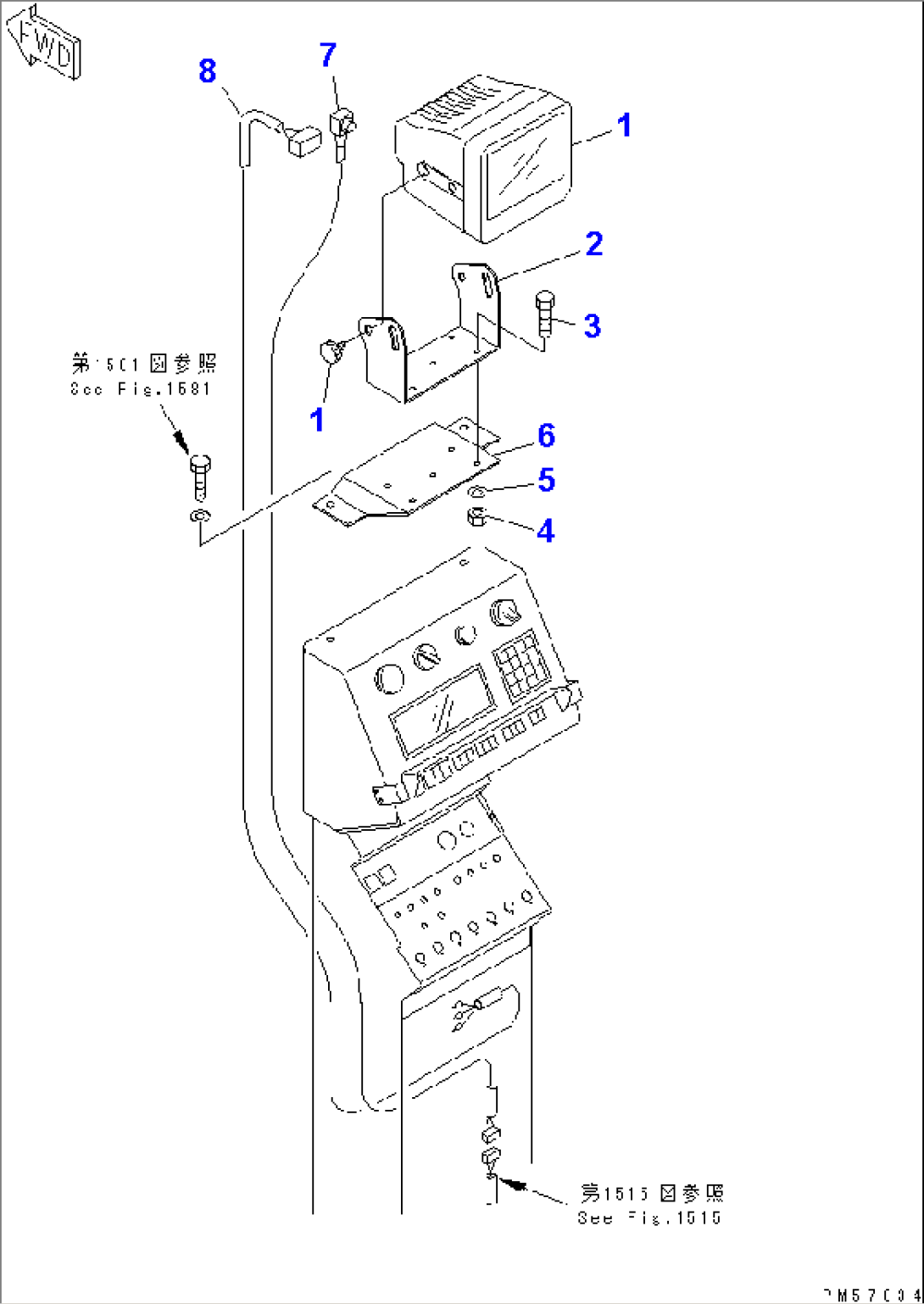 ELECTRICAL SYSTEM (REAR VIEW MONITOR) (WITH AUTOMATIC SPLINKLING SYSTEM)