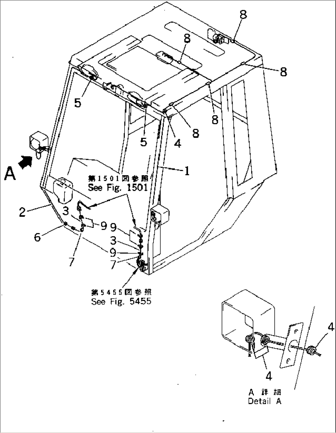 STEEL CAB (WITH ROOF DOOR TYPE) (7/10) (FOR JAPAN)