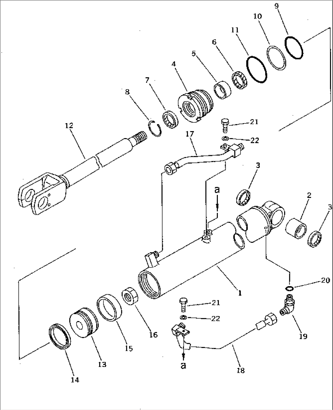 LIFT CYLINDER(#41001-41183)