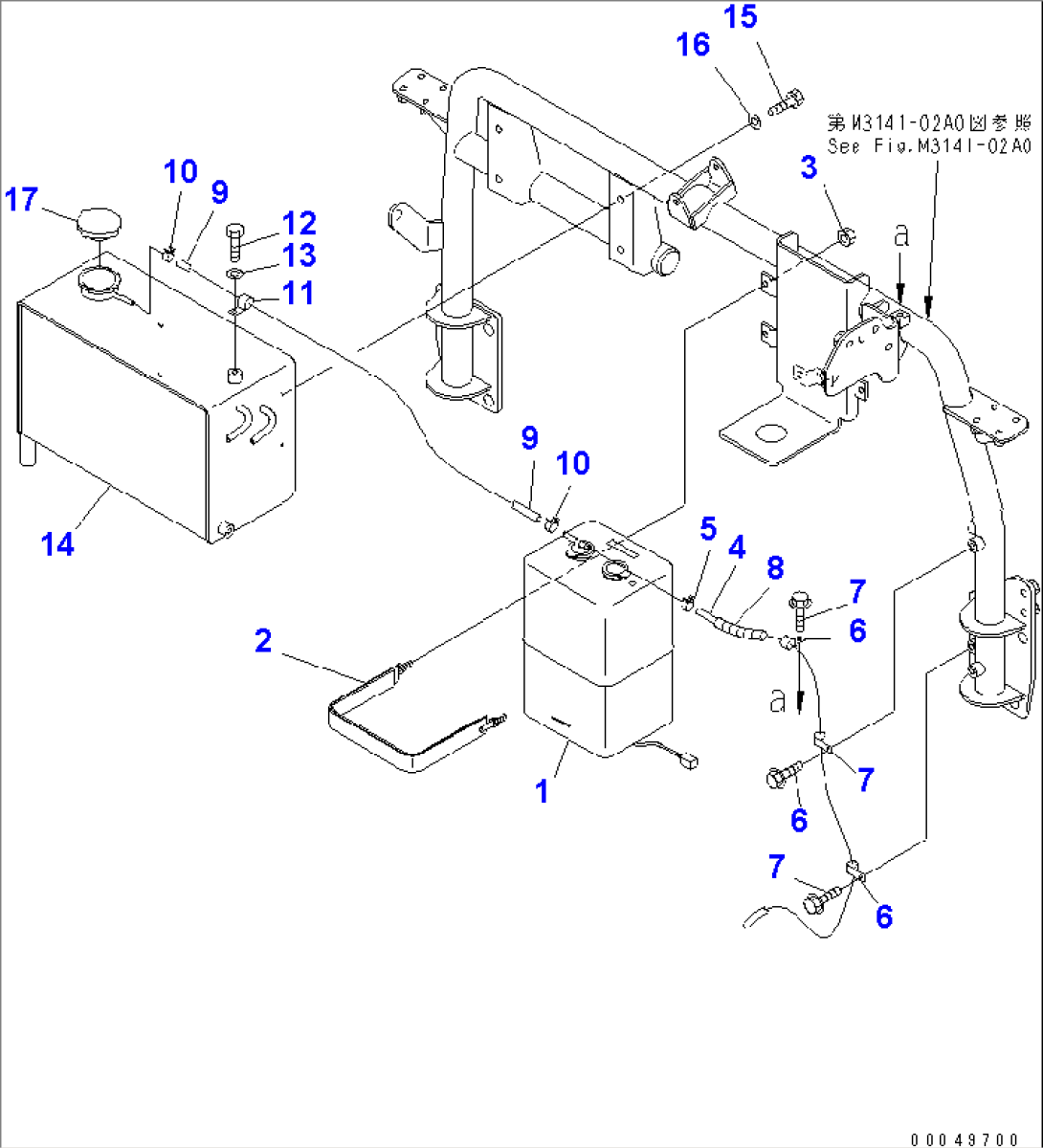 COOLANT LINE (RESERVE TANK)(#2001-)