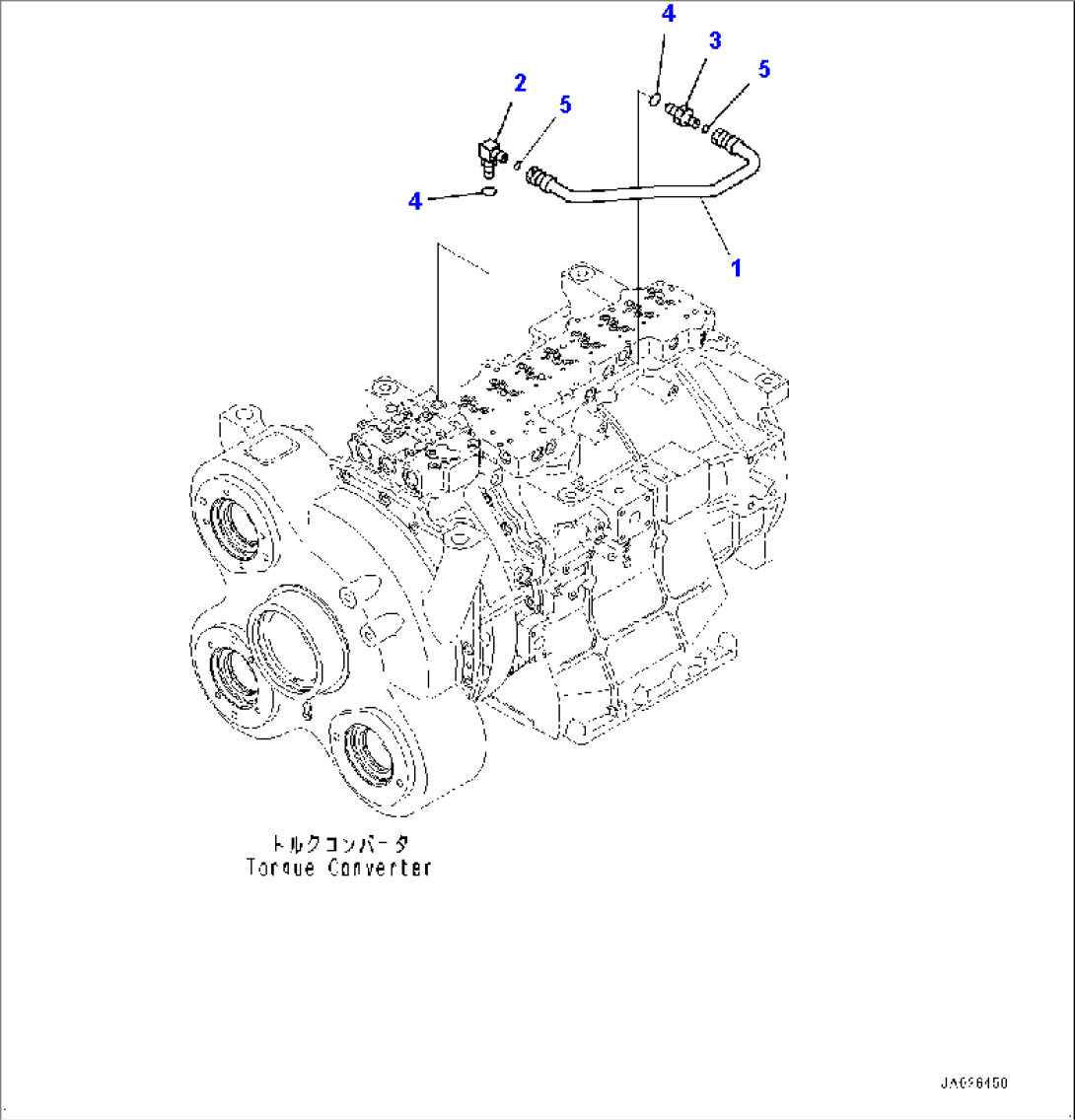 Torque Converter and Transmission, Tube (#50001-)