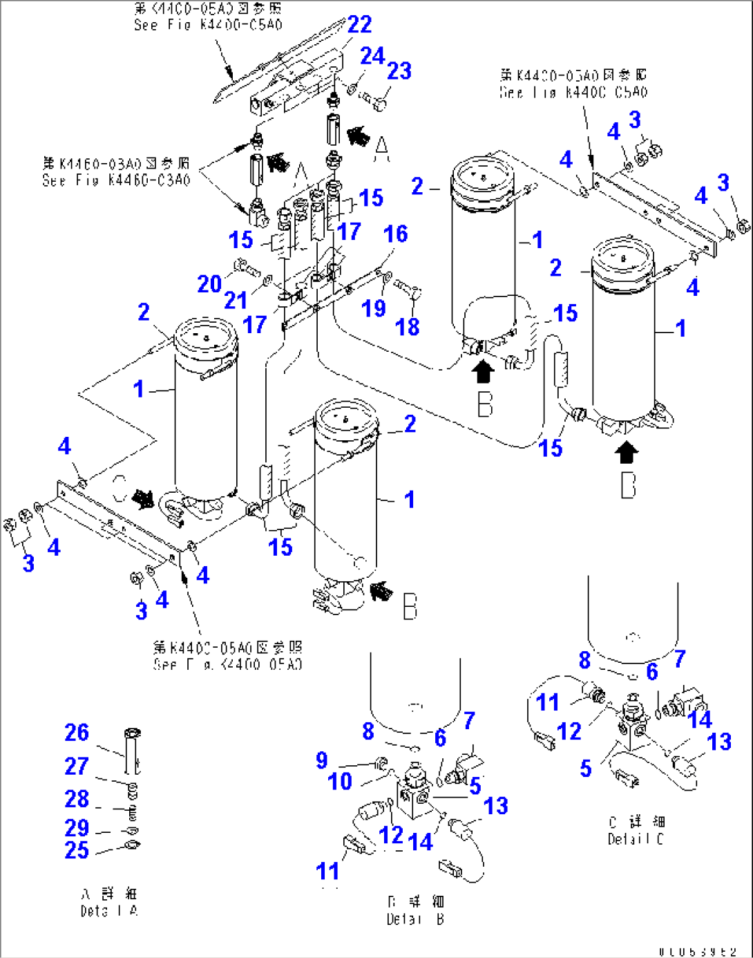 BRAKE CONTROL (ACCUMULATOR RELATED PARTS) (1/3)(#60001-60001)