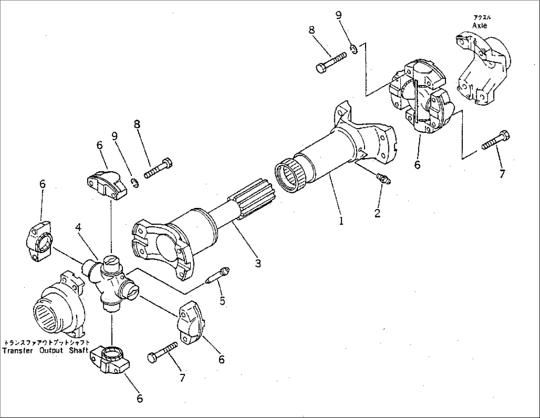 PROPELLER SHAFT (REAR)