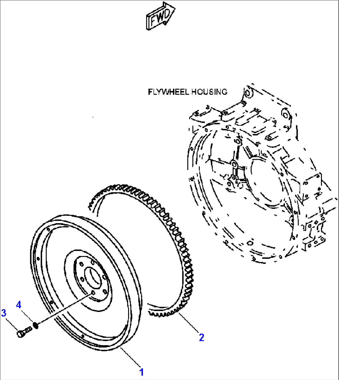 FIG. A2230-A3B1 FLYWHEEL