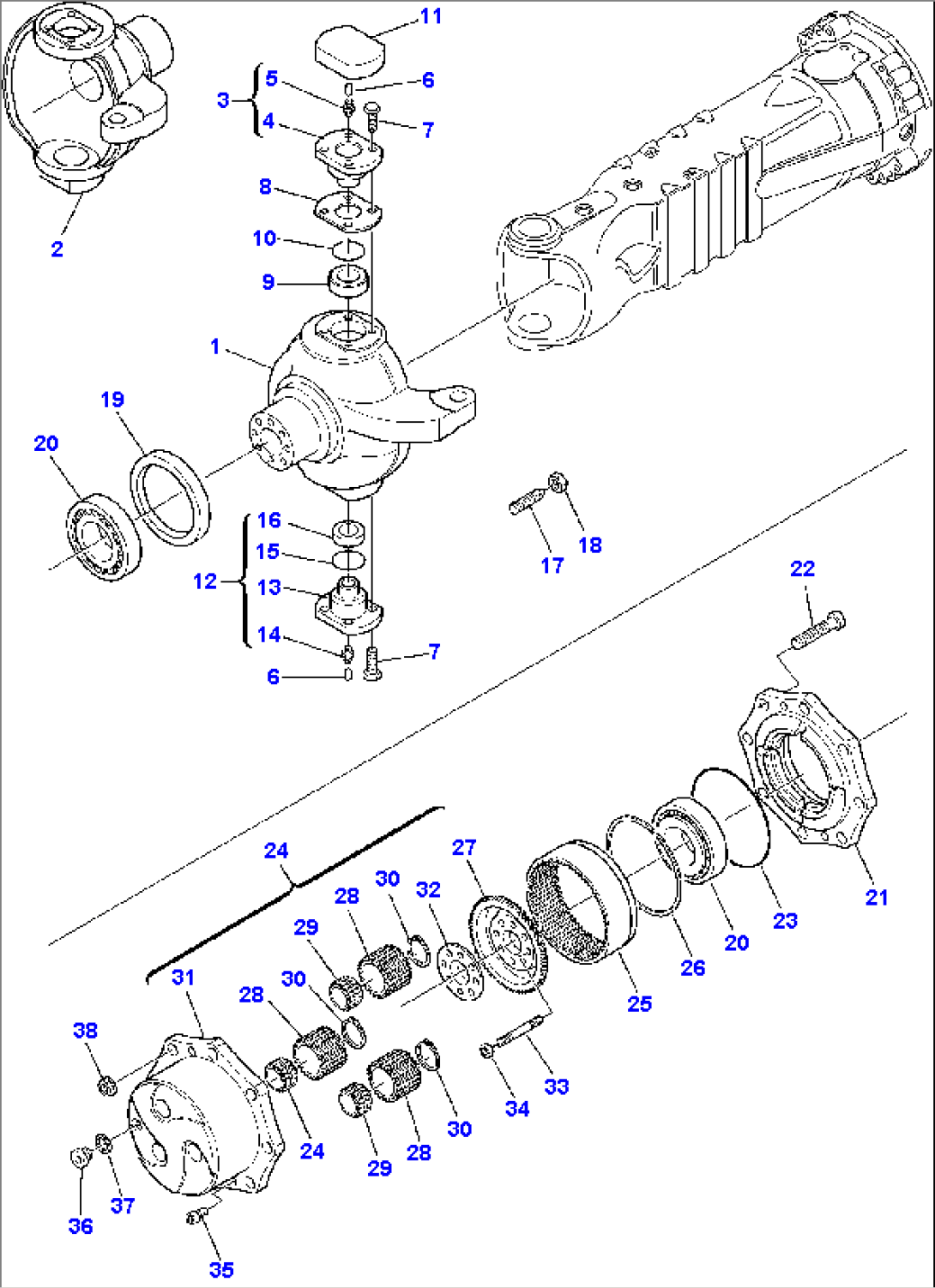 FRONT AXLE (4/6)