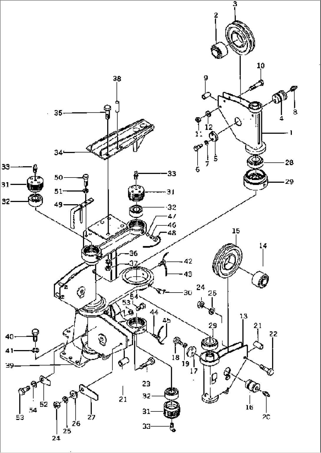 REAR SHEAVE (FOR REAR POWER CONTROL UNIT)