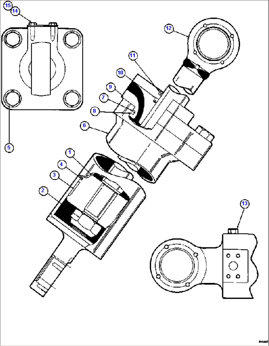 STEERING CYLINDER ASSEMBLY TY9950