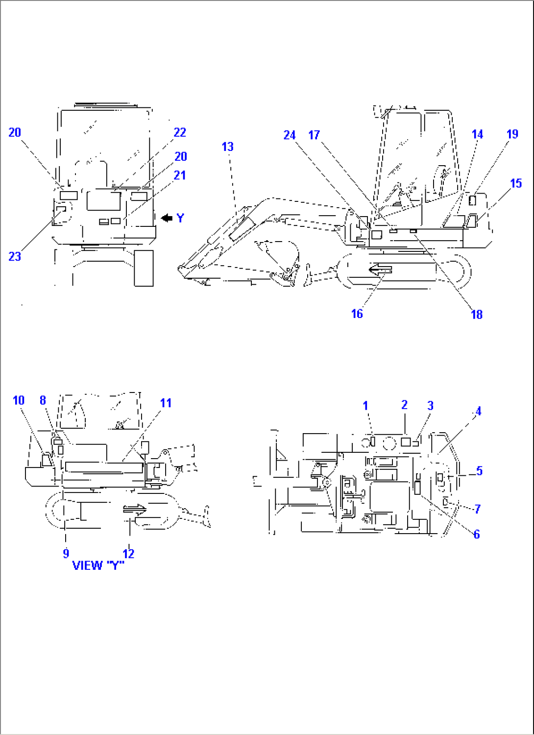 MARKS AND PLATES (FOR OPERATOR