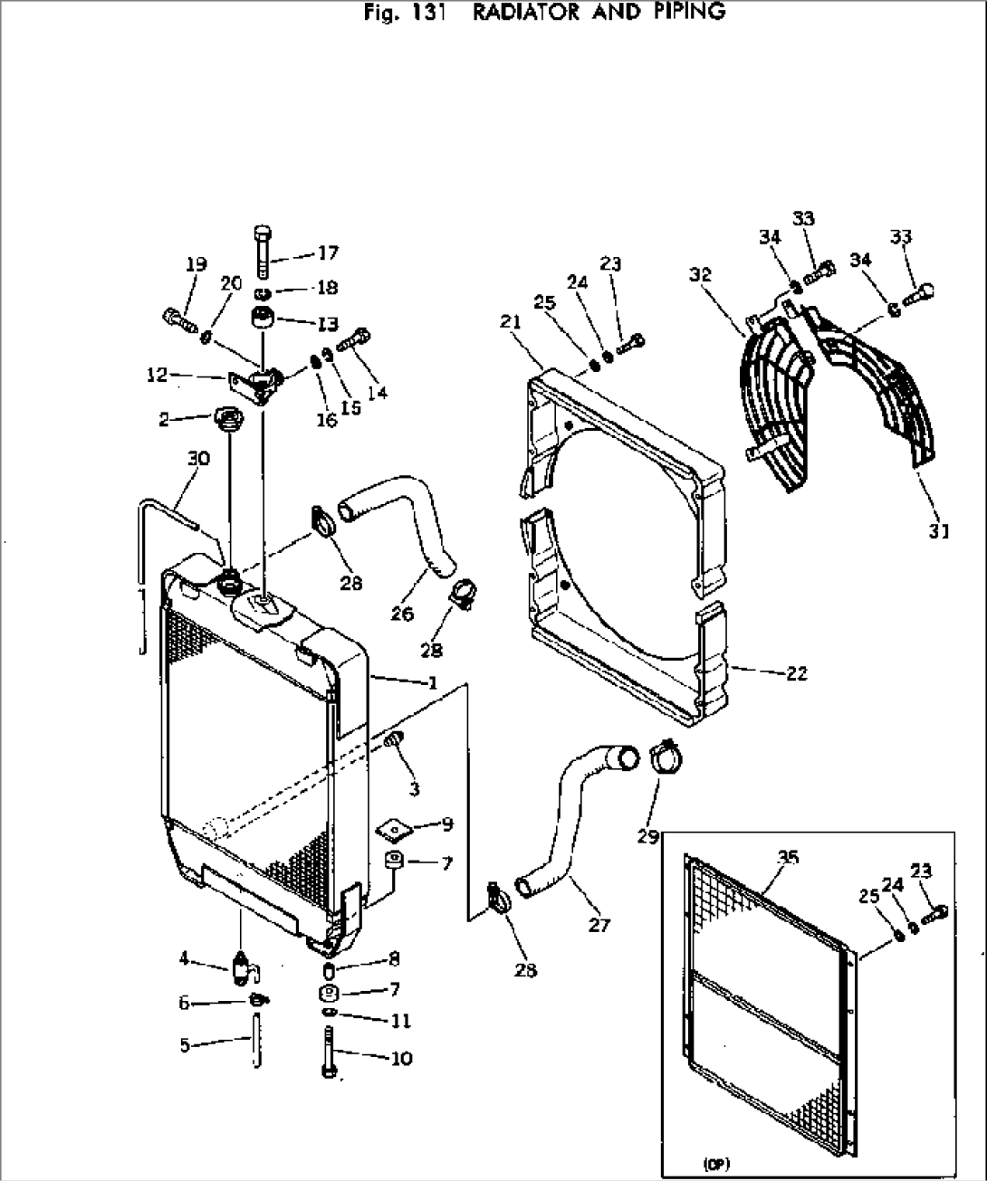 RADIATOR AND PIPING