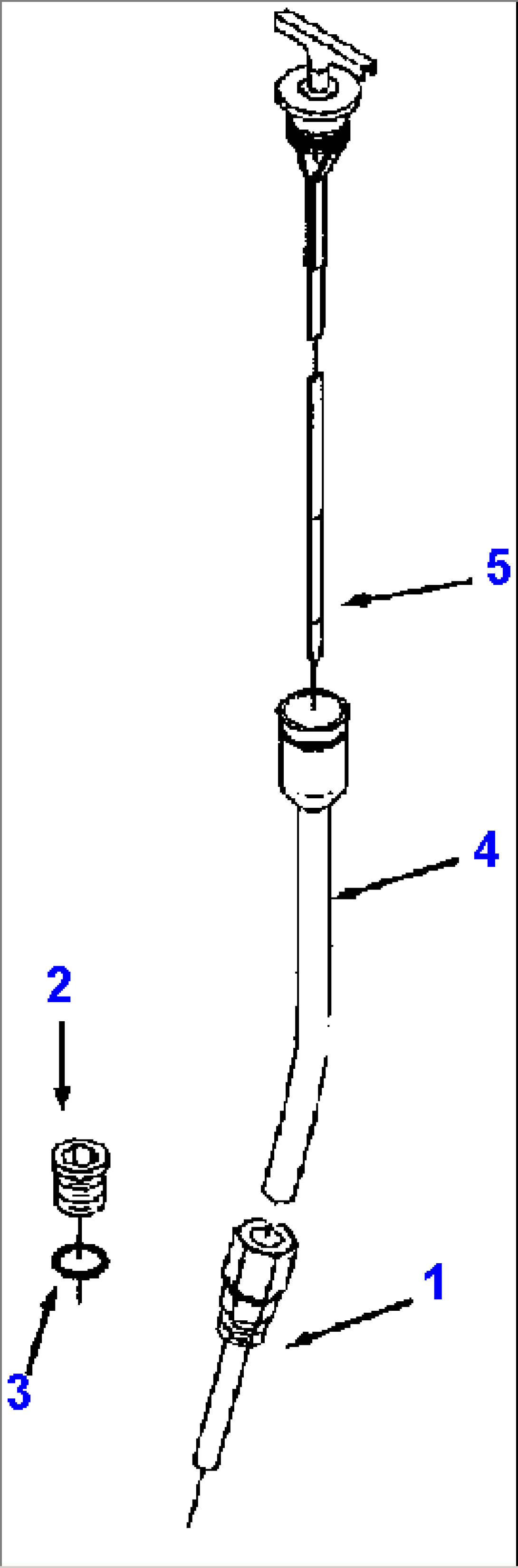 OIL LEVEL GAUGE (DIPSTICK)