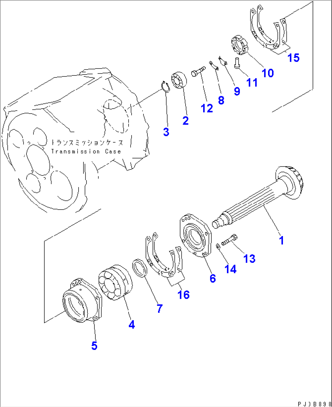 TRANSMISSION (OUTPUT SHAFT)