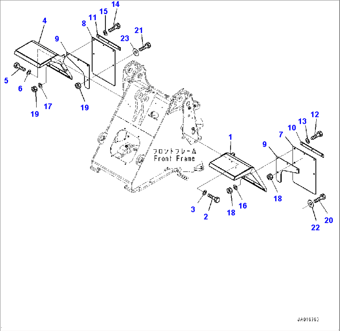 Front Fender, (#75053-77716)