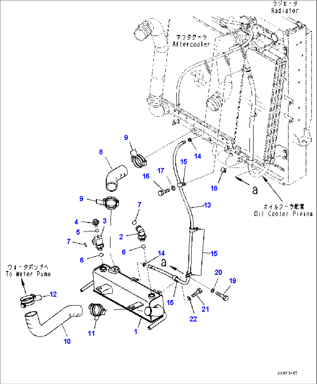 Radiator, Torque Converter Cooler Piping (#90216-)