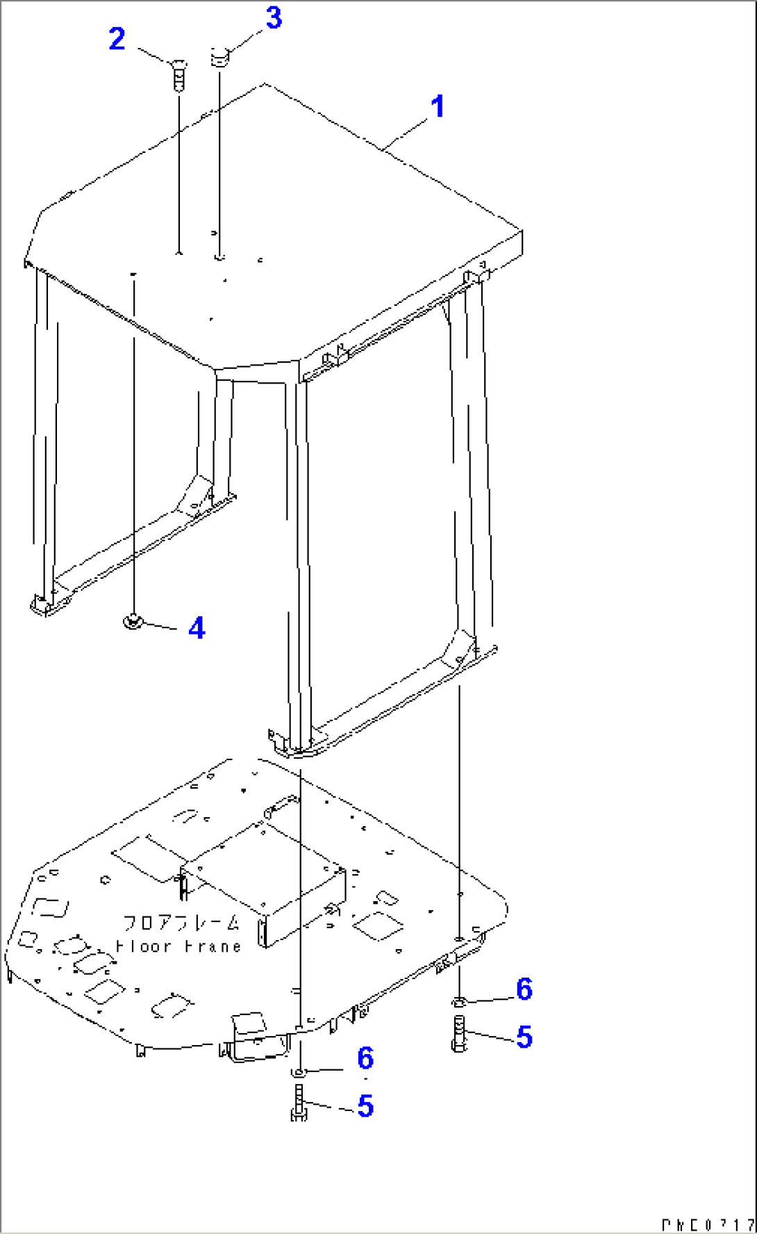 ROPS CANOPY(#50001-)