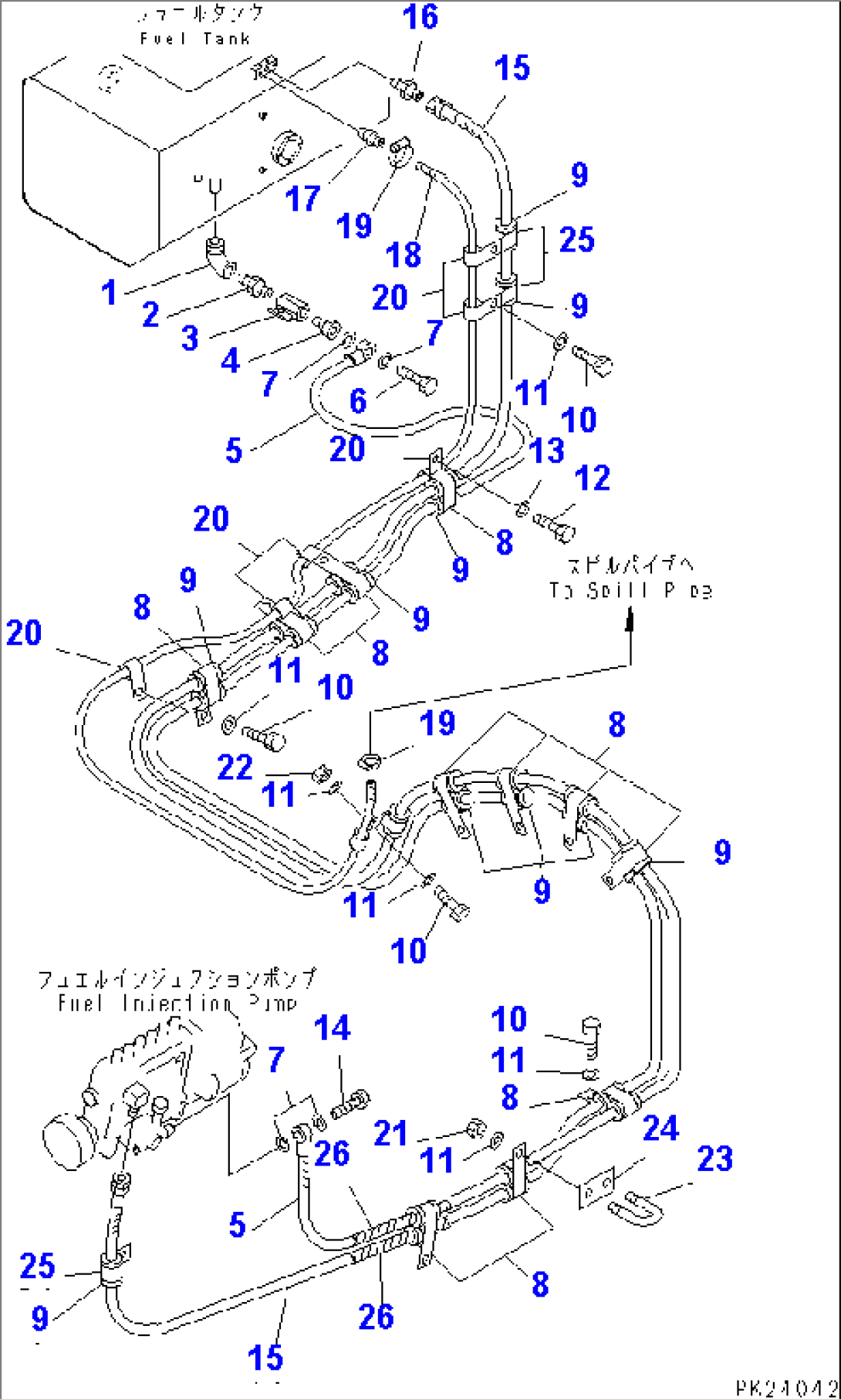 FUEL PIPING(#1001-1999)