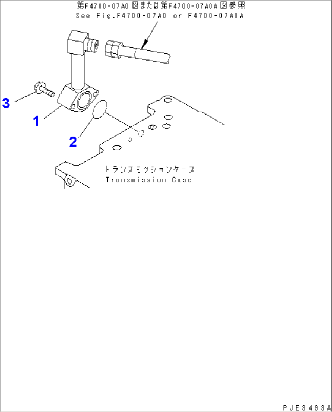 TORQUE CONVERTER AND TRANSMISSION LINE (OIL FILTER PIPING¤ TRANSMISSION SIDE)