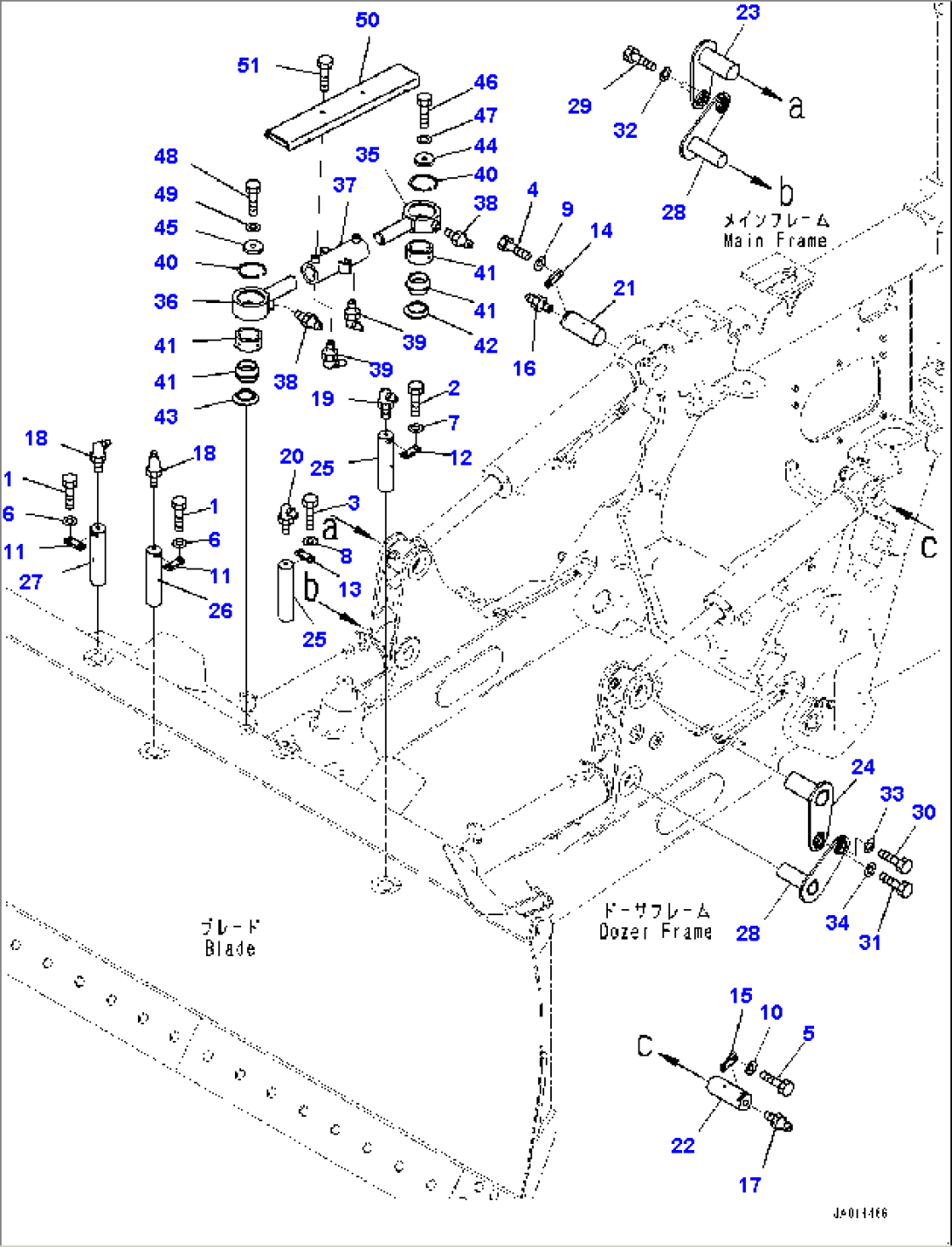 Link, Cylinder Pin and Rod (#30619-)