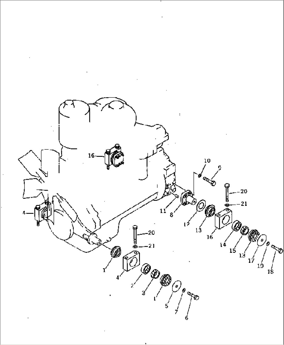 ENGINE MOUNT(#3001-)