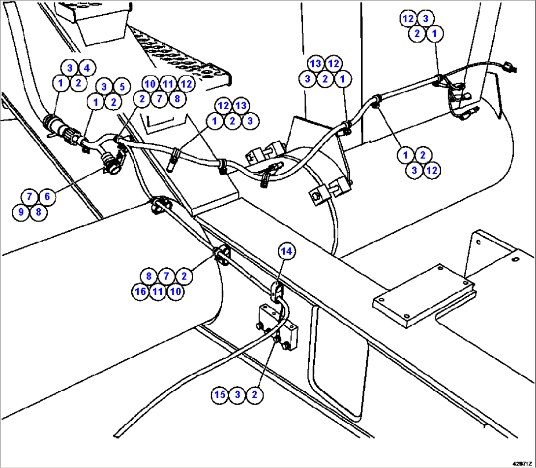 LH FRAME RAIL WIRING 1/2