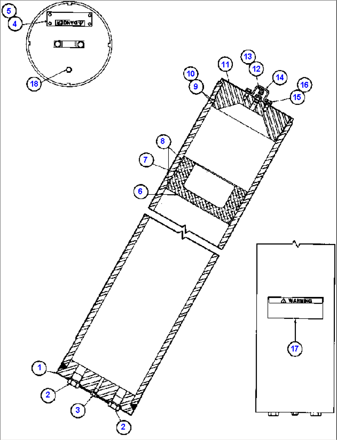 STEERING ACCUMULATOR ASSEMBLY (ED8926)