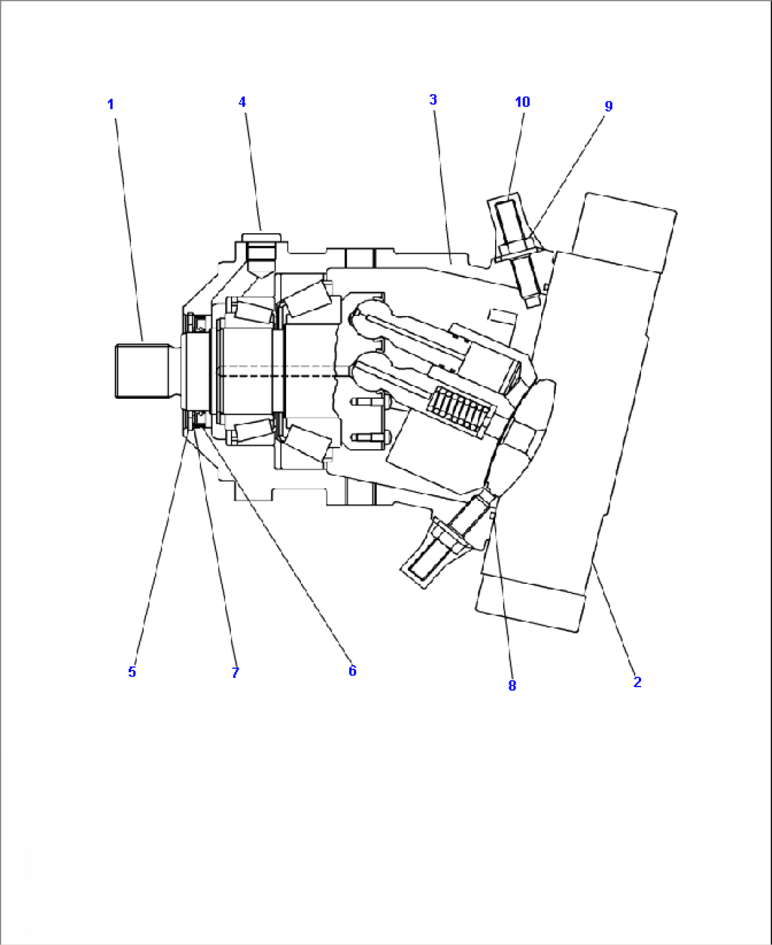 F2430-16A0 HST MOTOR 1 (1/6) HOUSING