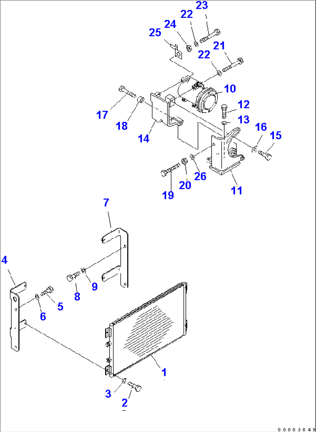 AIR CONDITIONER (CONDENSOR AND COMPRESSOR)