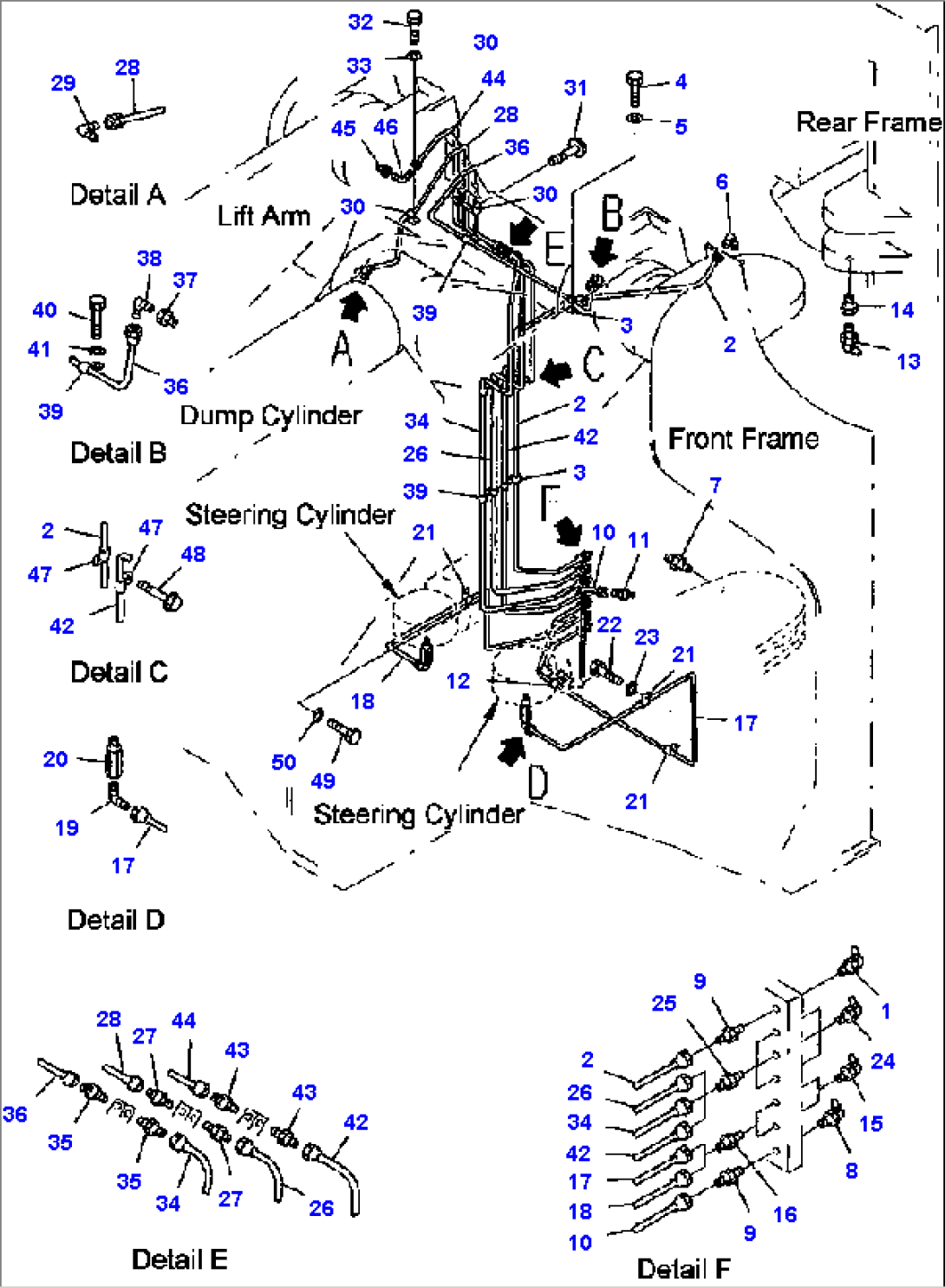 FIG. J4710-03A0 REMOTE GREASE - FRONT