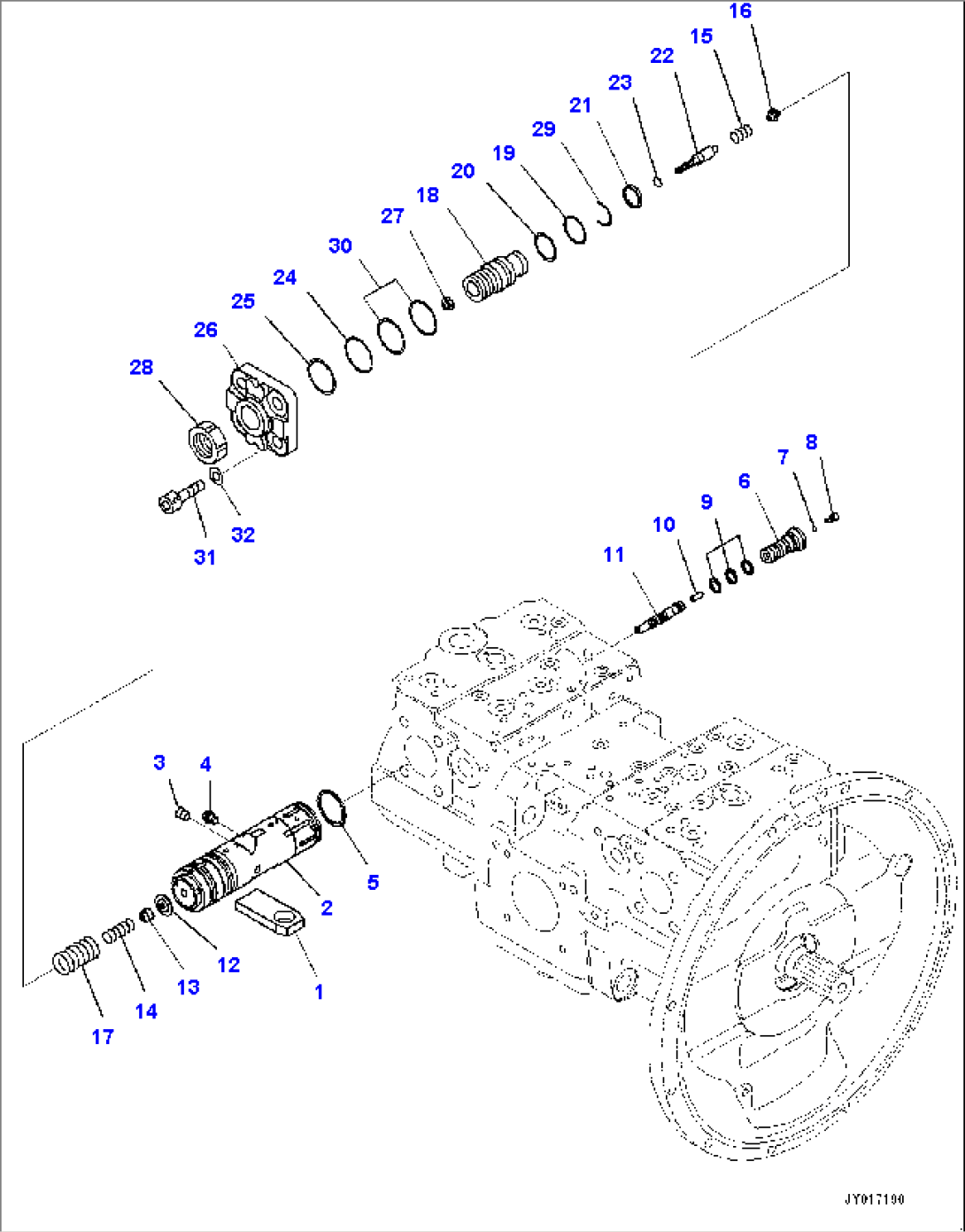 Piston Pump, Inner Parts (7/17) (#85113-85135)