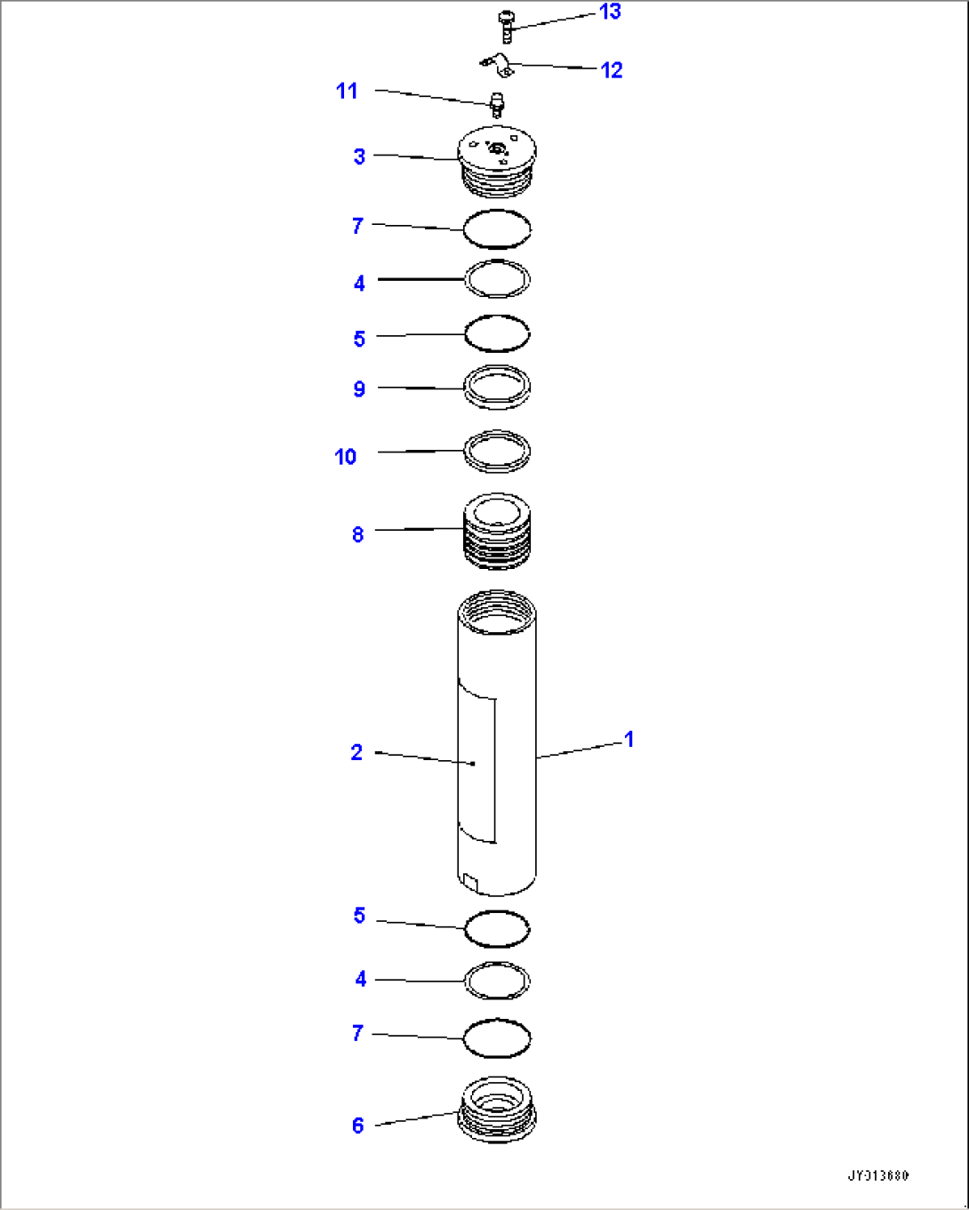 Hydraulic Circuit, With Electronic Controlled Suspension System (ECSS) Accumulator (#C10001-)