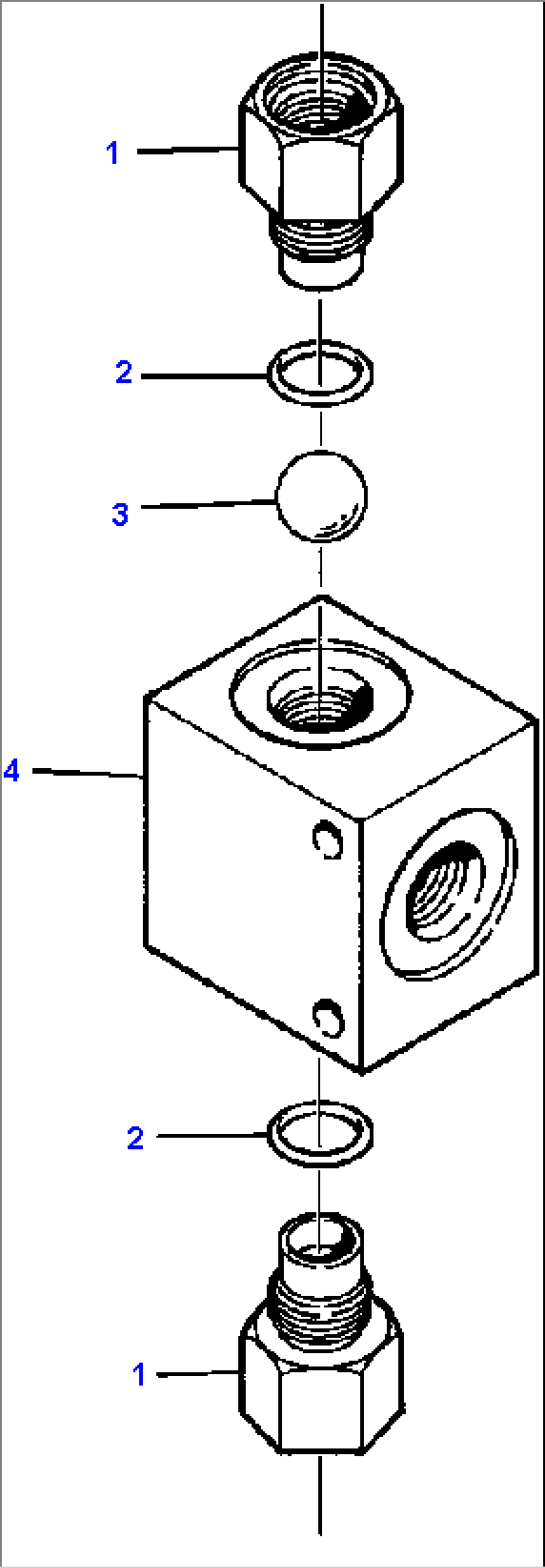 FIG. H0120-13A0 SHUTTLE VALVE