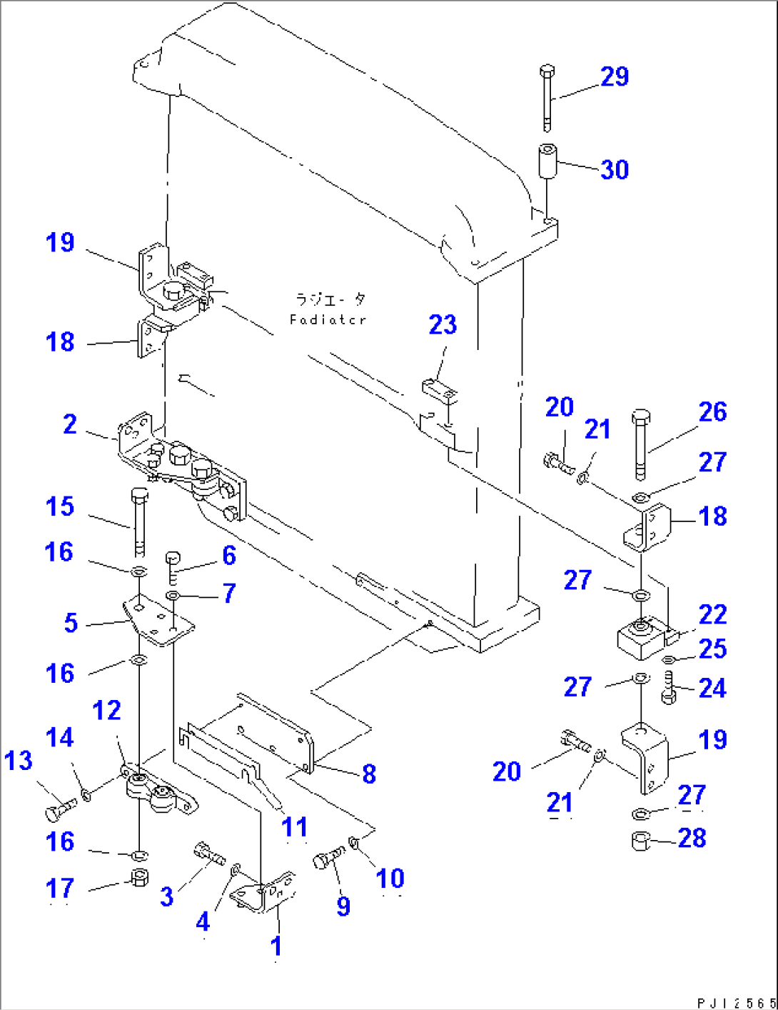 RADIATOR MOUNTING