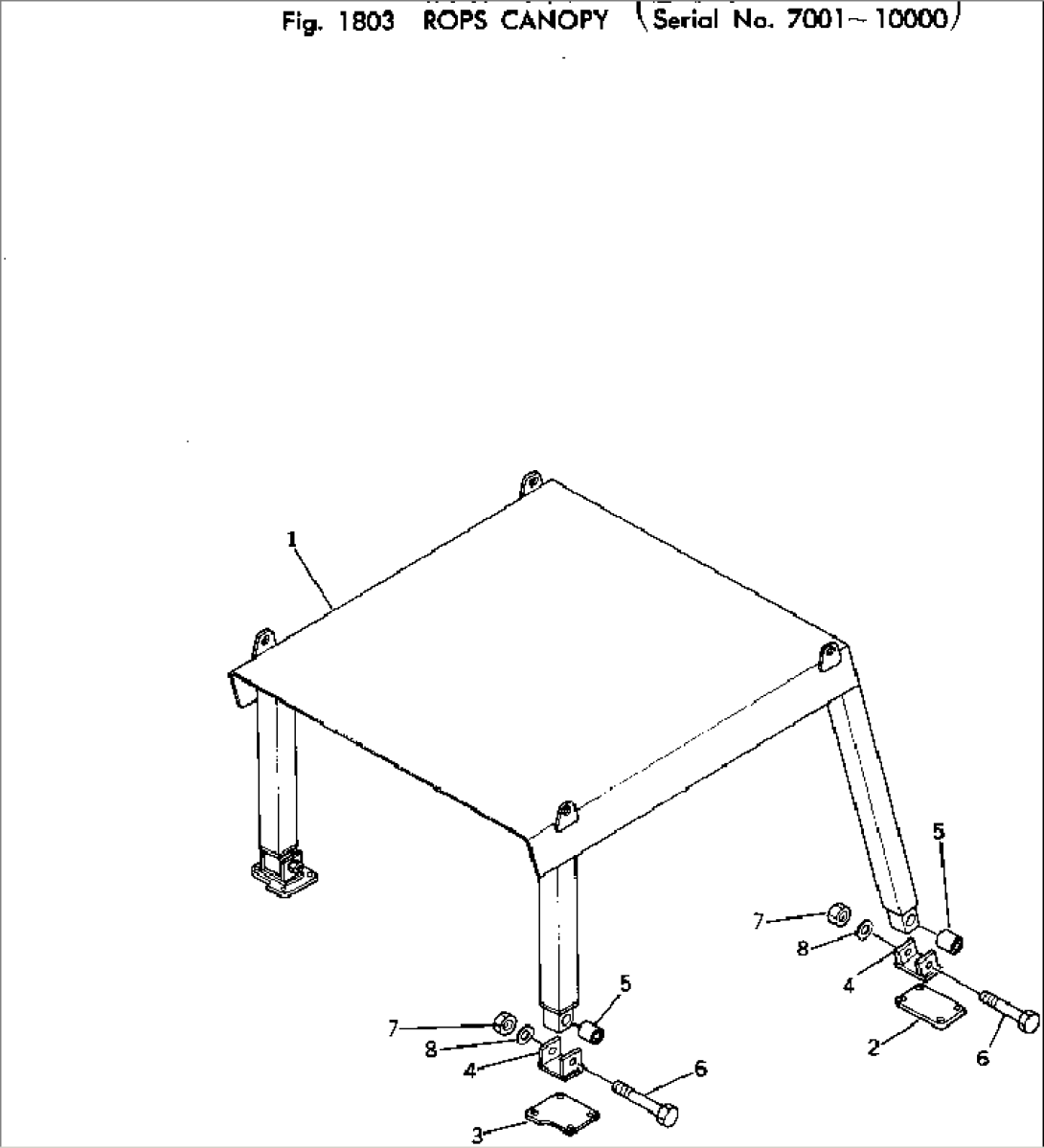 ROPS CANOPY(#7001-10000)