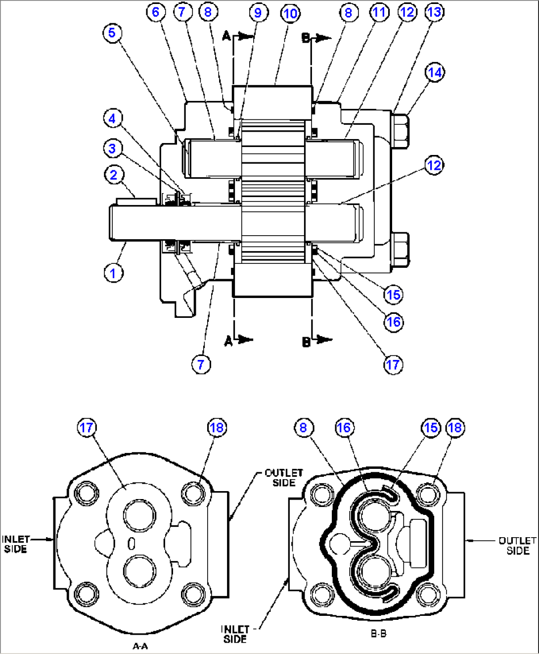 HYDRAULIC MOTOR ASSEMBLY (PB6585)