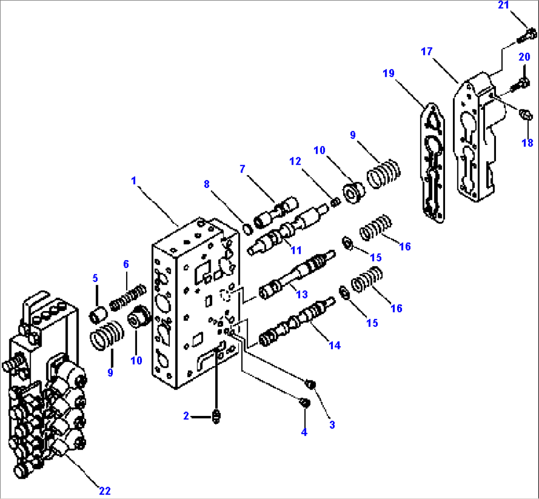 TRANSMISSION CONTROL VALVE LOWER ASSEMBLY