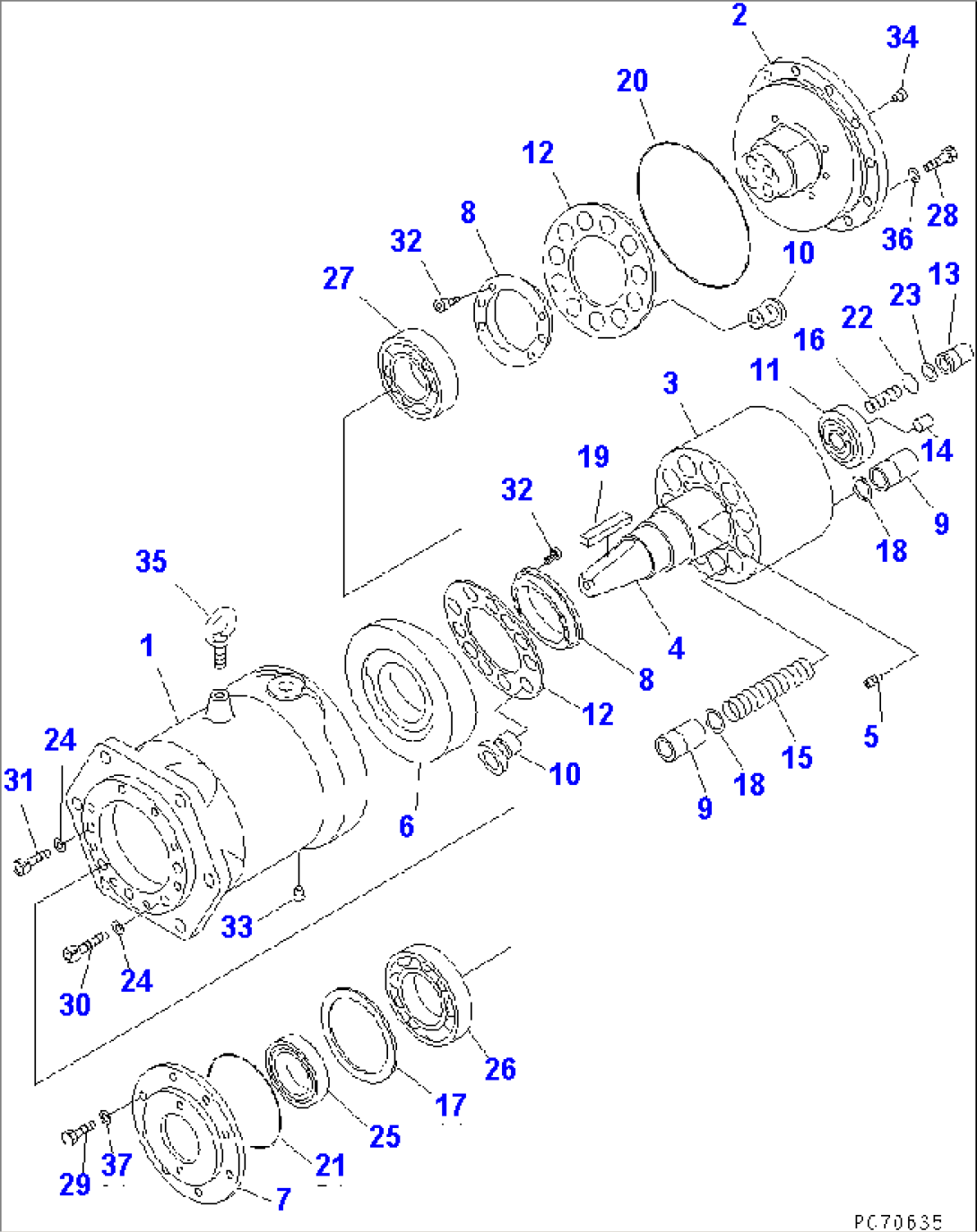 TRAVEL MOTOR