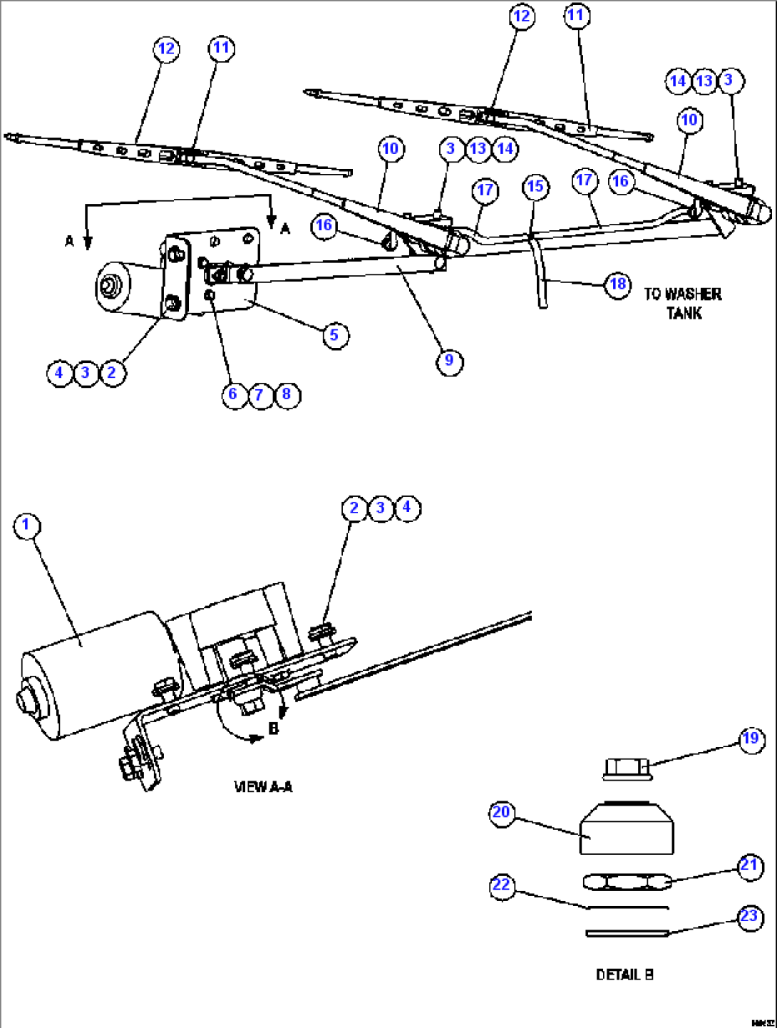 WINDSHIELD WIPER/WASHER INSTALLATION