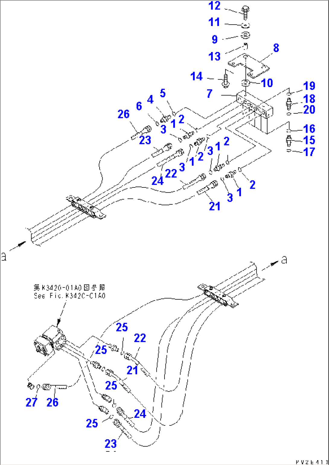 FLOOR (STEERING VALVE PIPING)
