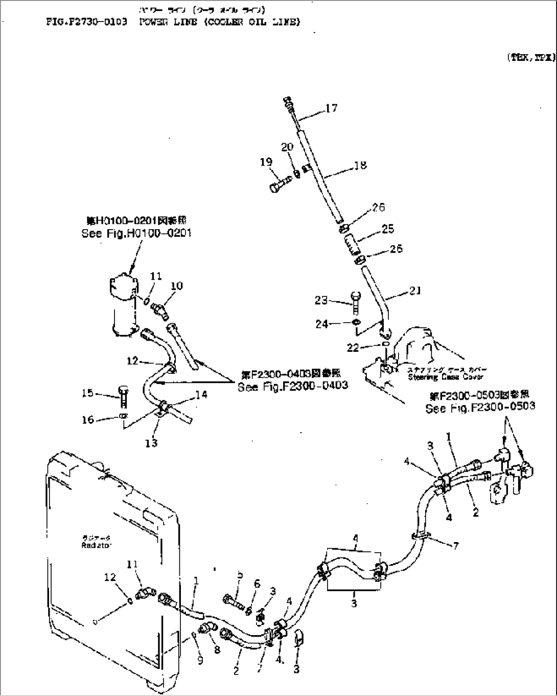 POWER LINE (COOLER OIL LINE)